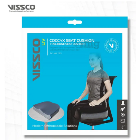 VISCO CoCcyx Pillow - Universal Comfort and Support